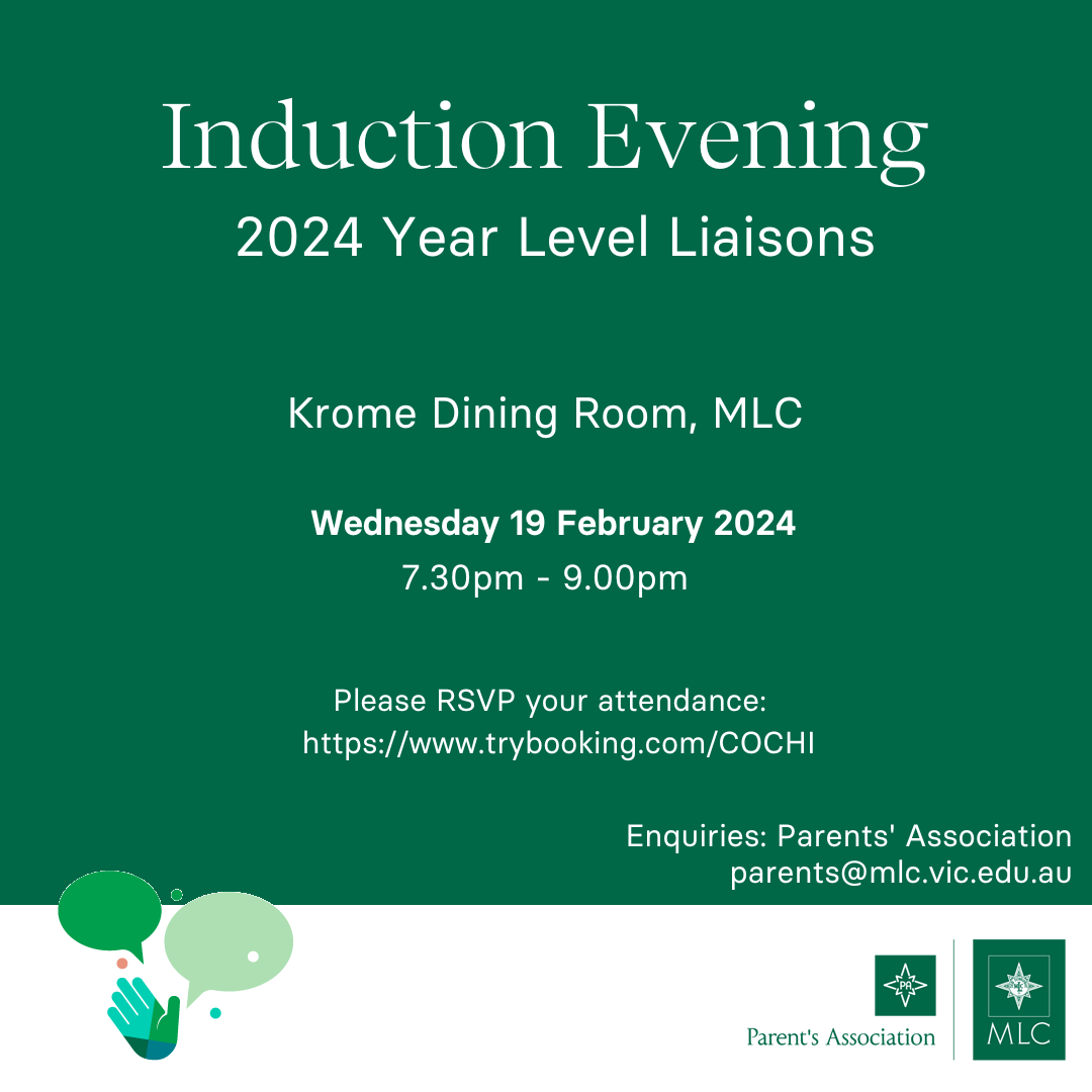 2024 Liaisons Induction Evening Tickets, MLC Krome Dining Room, Kew