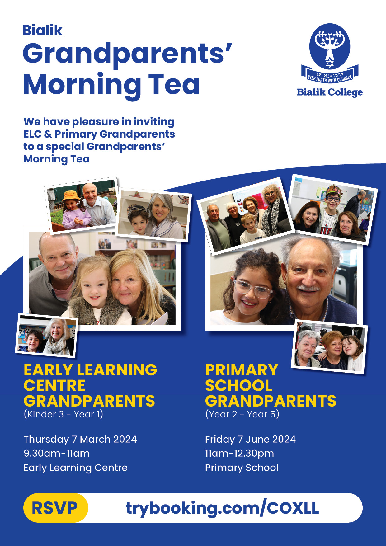 2024 ELC Primary Grandparents Morning Teas Tickets Bialik College   1175861 GrandparentMorningTeaELCv01010224 060224055000 