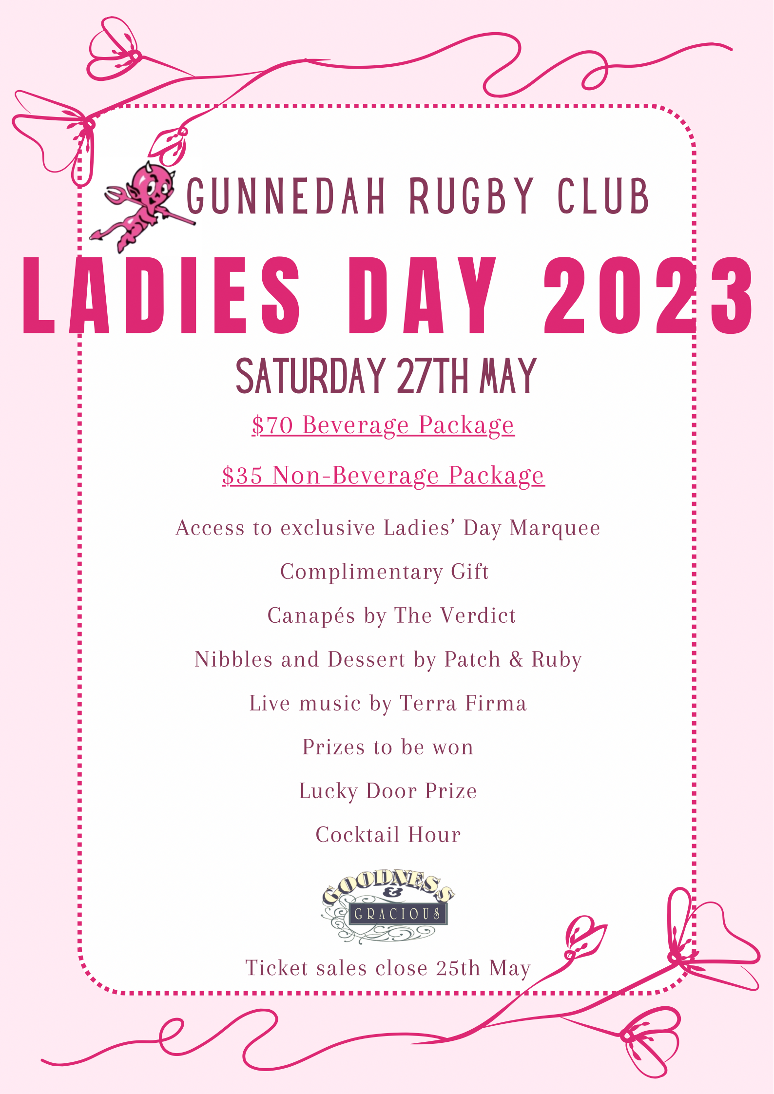 Gunnedah Rugby Club Ladies Day 2023 Tickets, Gunnedah Rugby Club