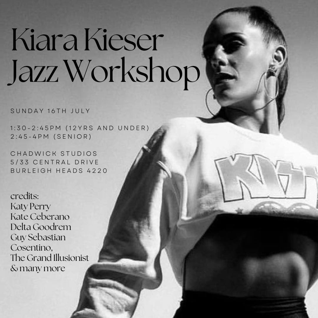 Kiara Kieser - Jazz Workshop Tickets, Chadwick Studios, Burleigh Heads ...