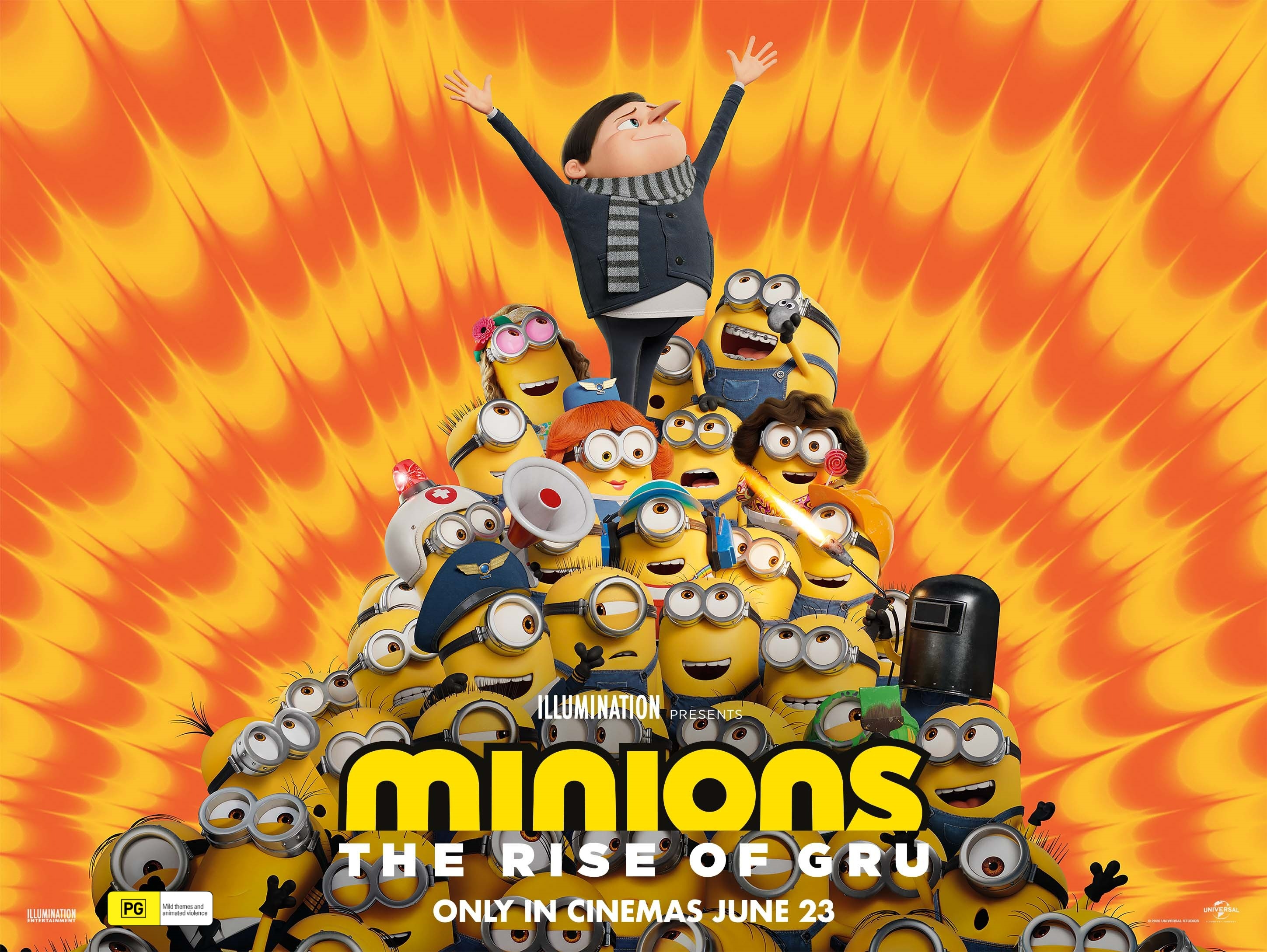 Minions The Rise Of Gru Pg 5 School Holiday Movie Tickets Euroa Community Cinema Euroa