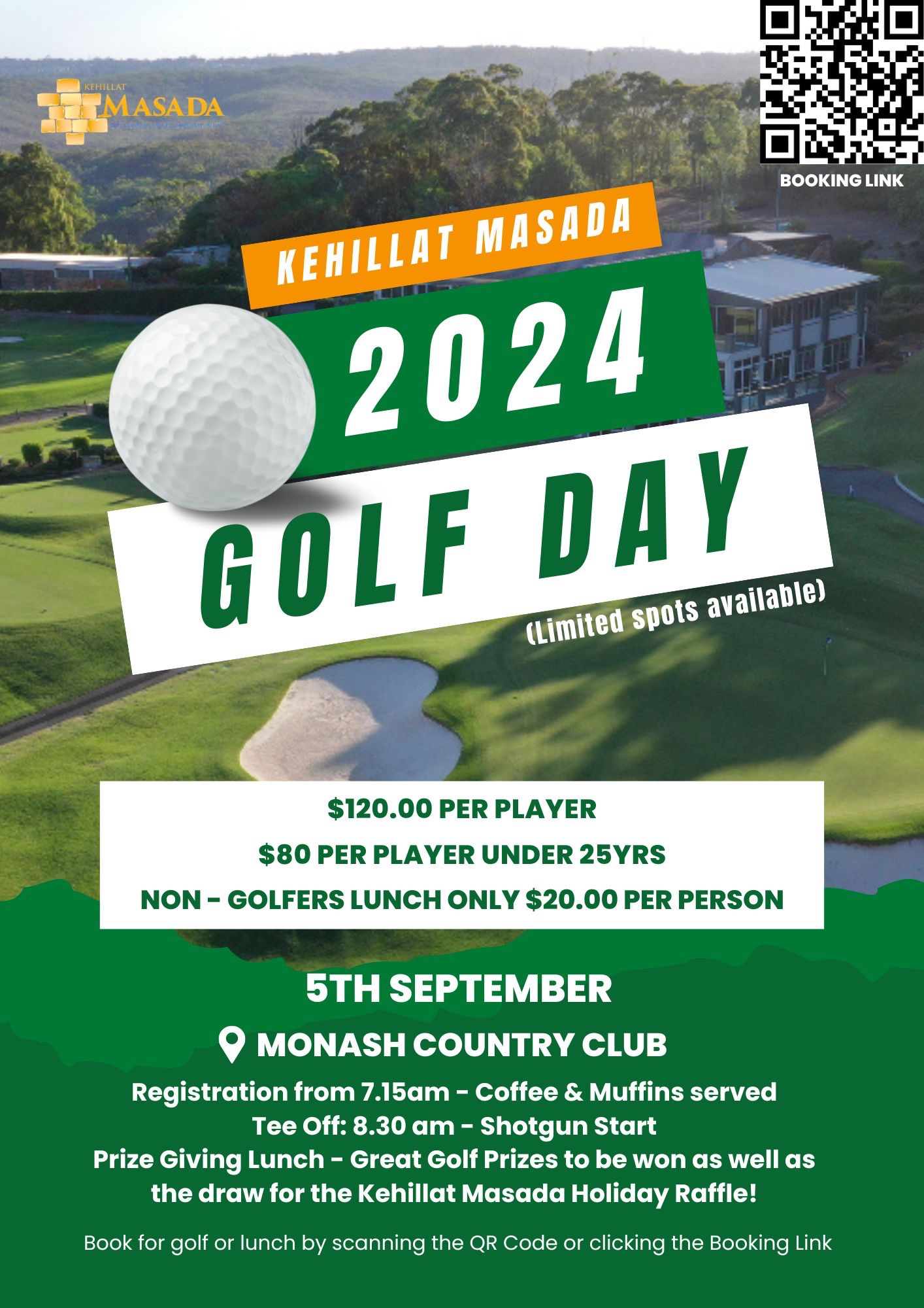 Golf Day 2024 Tickets, Monash Country Club, Ingleside | TryBooking ...