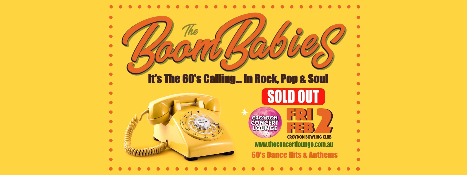 THE BOOMBABIES - Feb 2 - SOLD OUT Tickets, The Concert Lounge