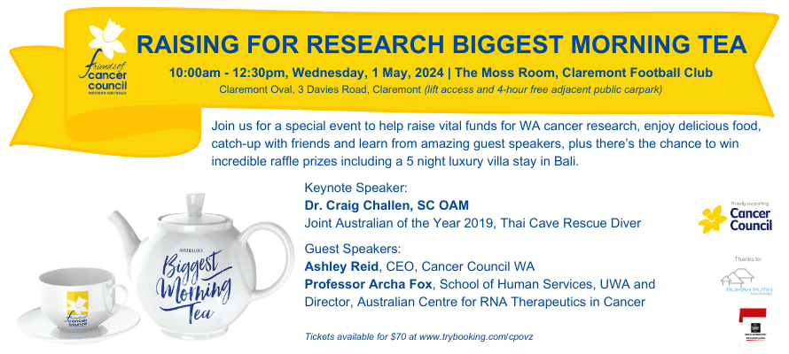 2024 Raising For Research Biggest Morning Tea Tickets Claremont   EHI1187627 A3998493cf6d42b08b3eb39c00a9dfde 