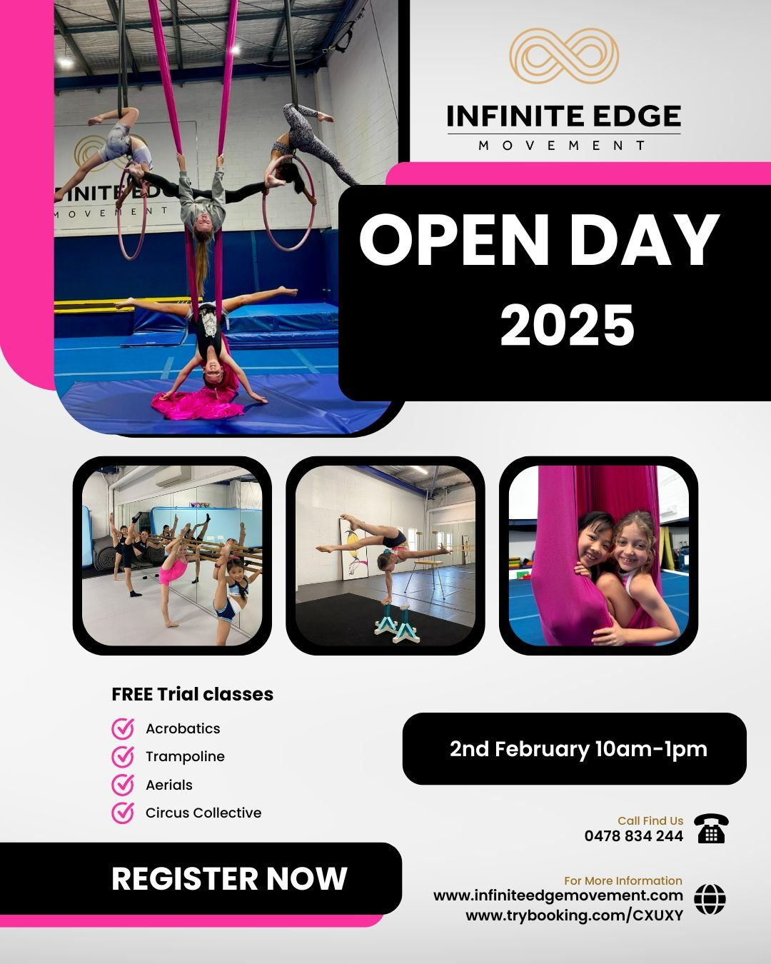 2025 OPEN DAY at IEM Tickets, Infinite Edge Movement, Five Dock