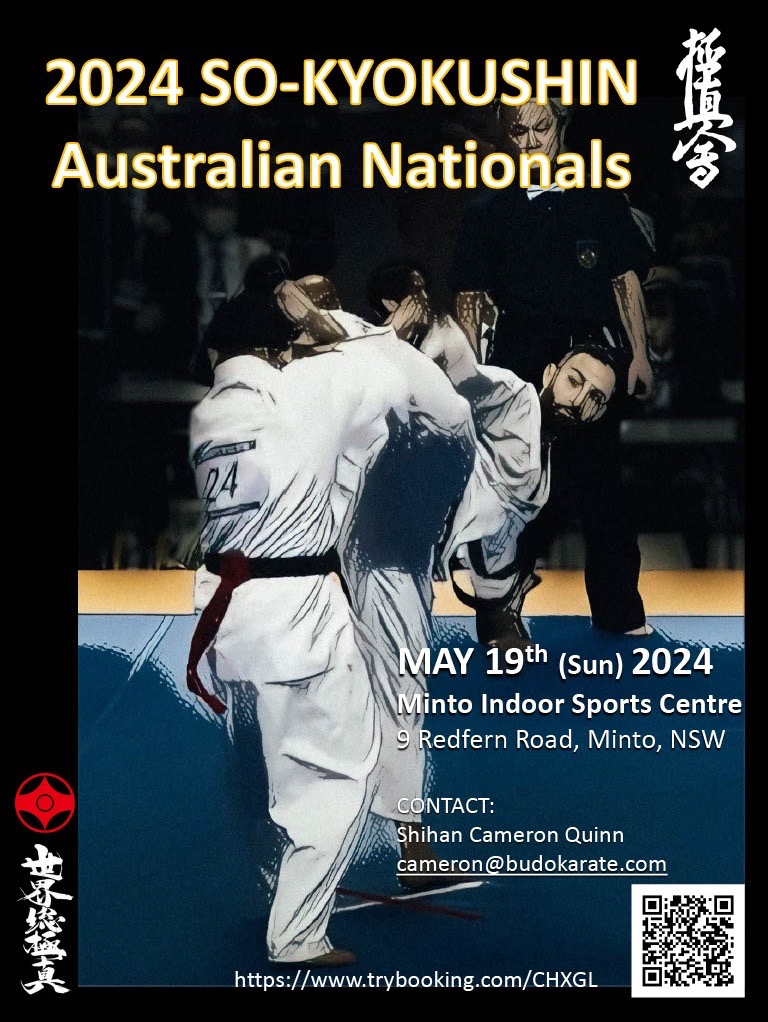 So Kyokushin 2024 Nationals Tickets, Minto Indoor Sports Centre, Minto TryBooking Australia