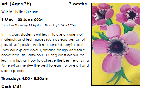 Term 2 2024 - Art with Michelle Culnane (Children) Tickets, Canning ...