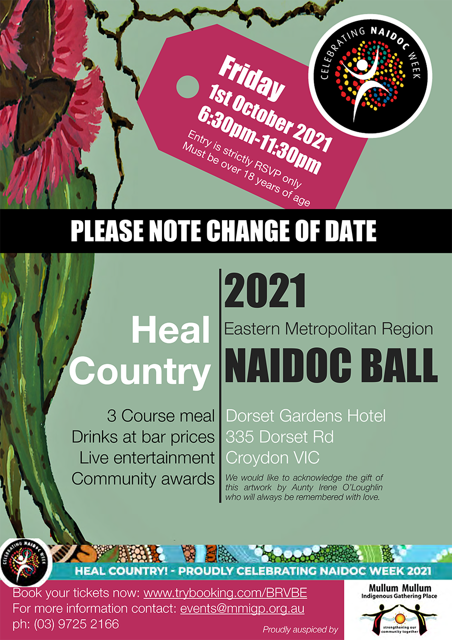 EMR NAIDOC BALL Tickets, Dorset Gardens Hotel, Croydon | TryBooking ...