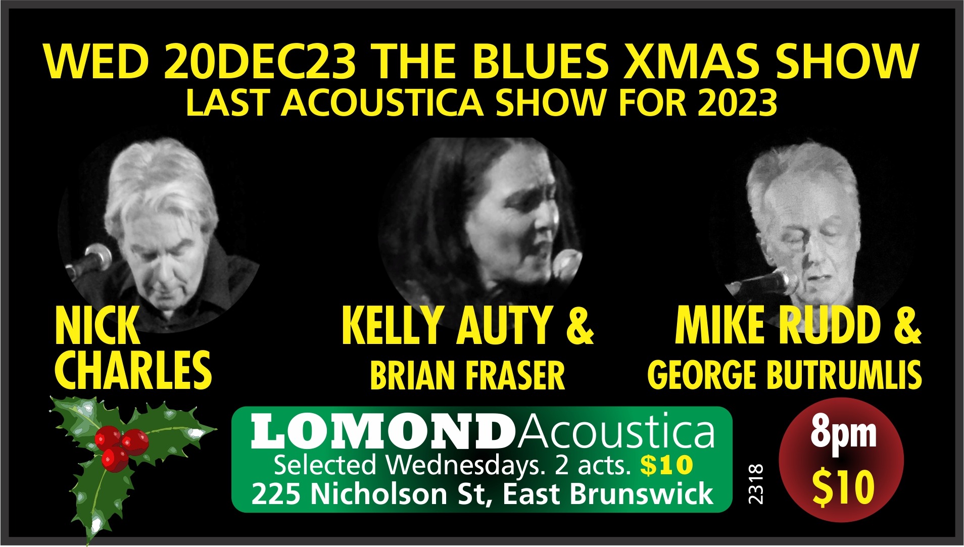 Lowie Live Presents Lomond Acoustica The Blues Xmas Show Tickets, Lowie ...