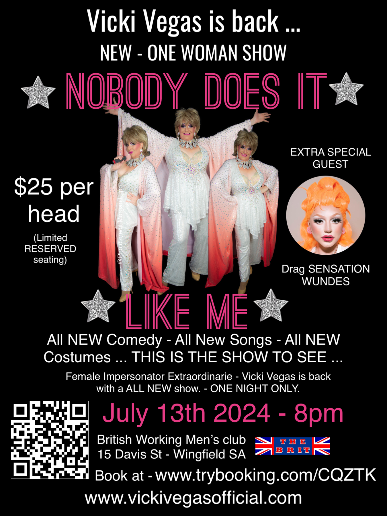 NOBODY DOES IT LIKE ME - With Vicki Vegas Tickets, The Brit aka The ...