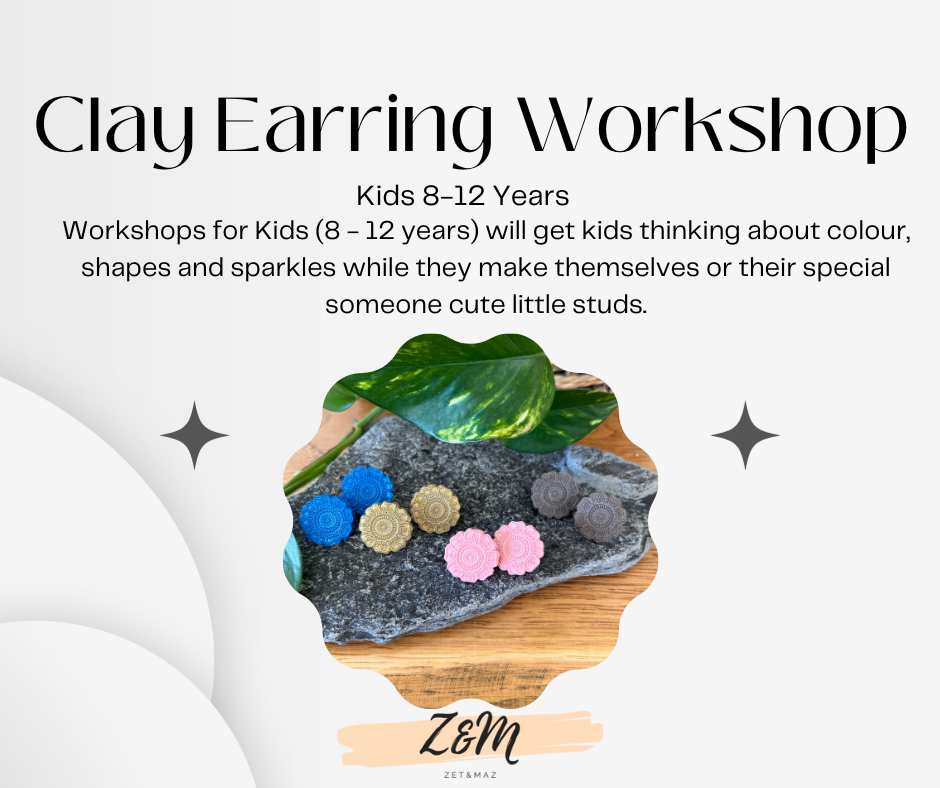 Clay sales earring workshop