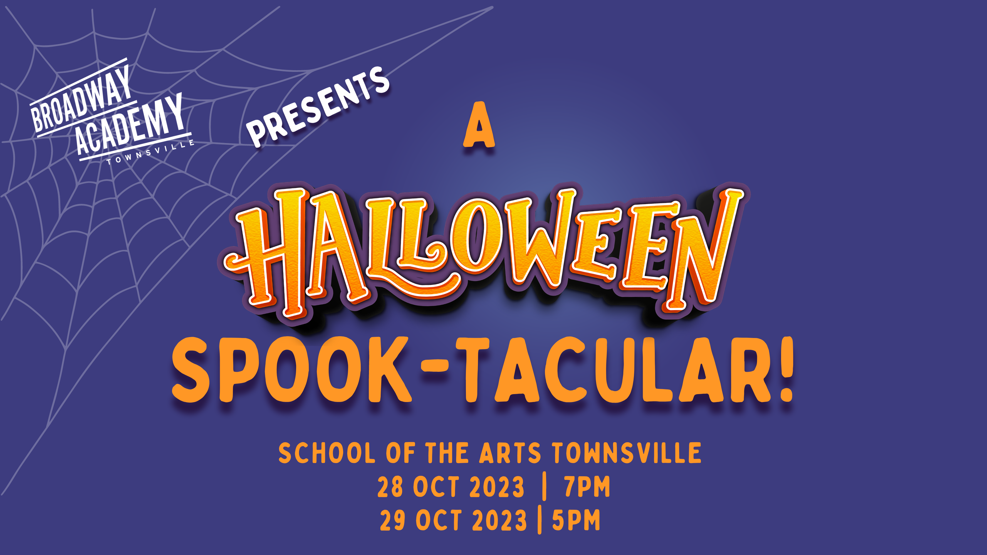 Broadway Academy Halloween Spooktacular Tickets, Dancenorth, Townsville  TryBooking Australia