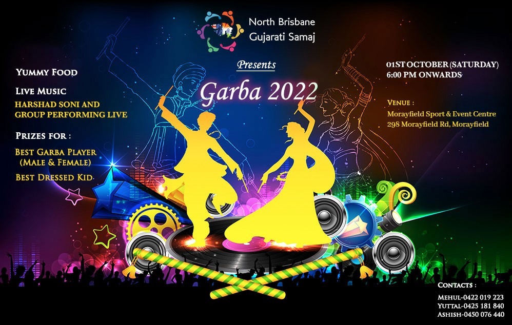 NBGS Garba 2022 Tickets, Morayfield Sport & Events Centre, Morayfield