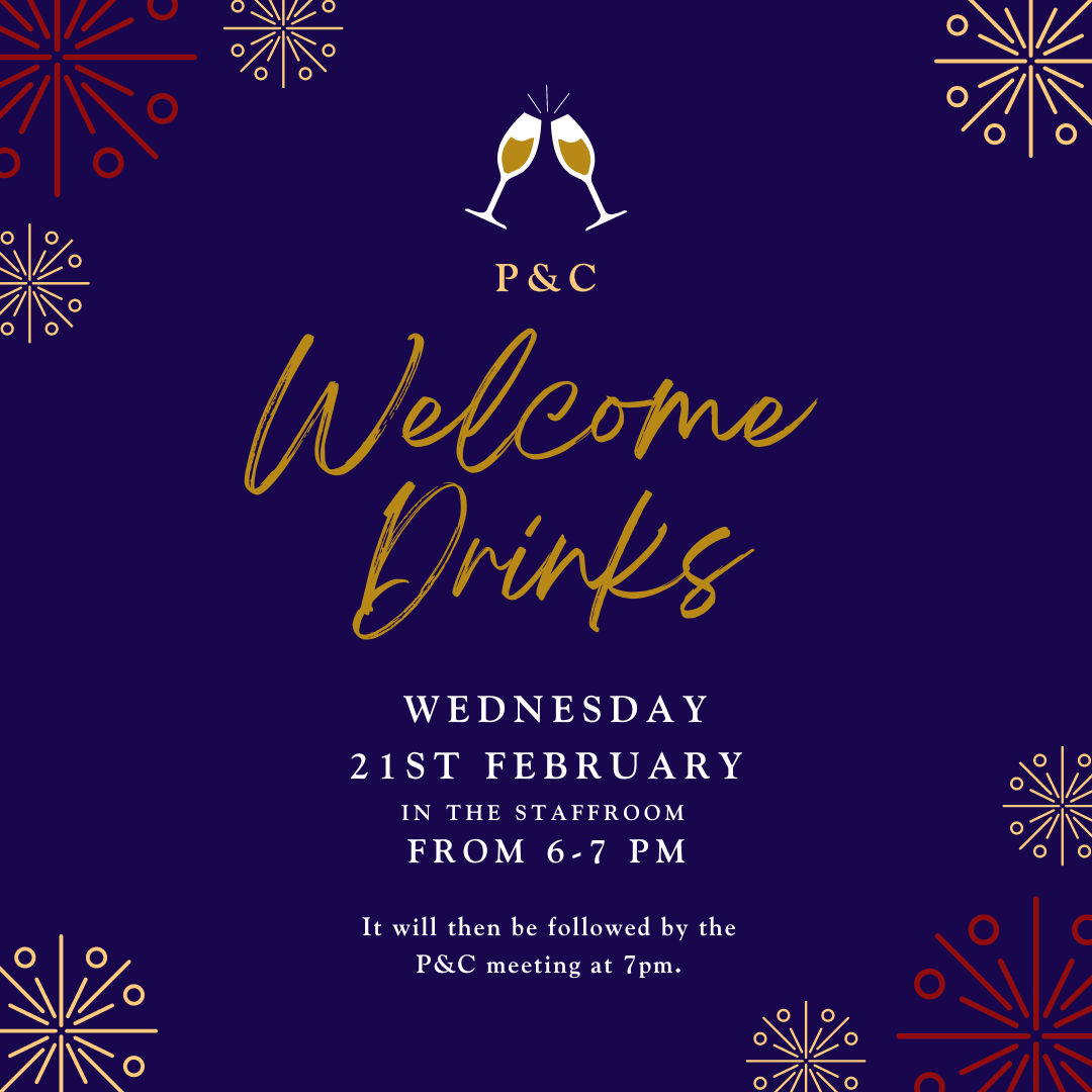 P C Welcome Drinks 2024 Tickets Ascot State School Staffroom