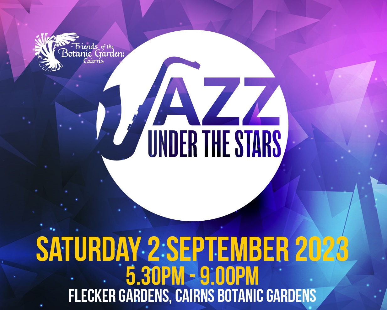 Jazz Under the Stars Tickets, Cairns Botanic Gardens, Edge Hill