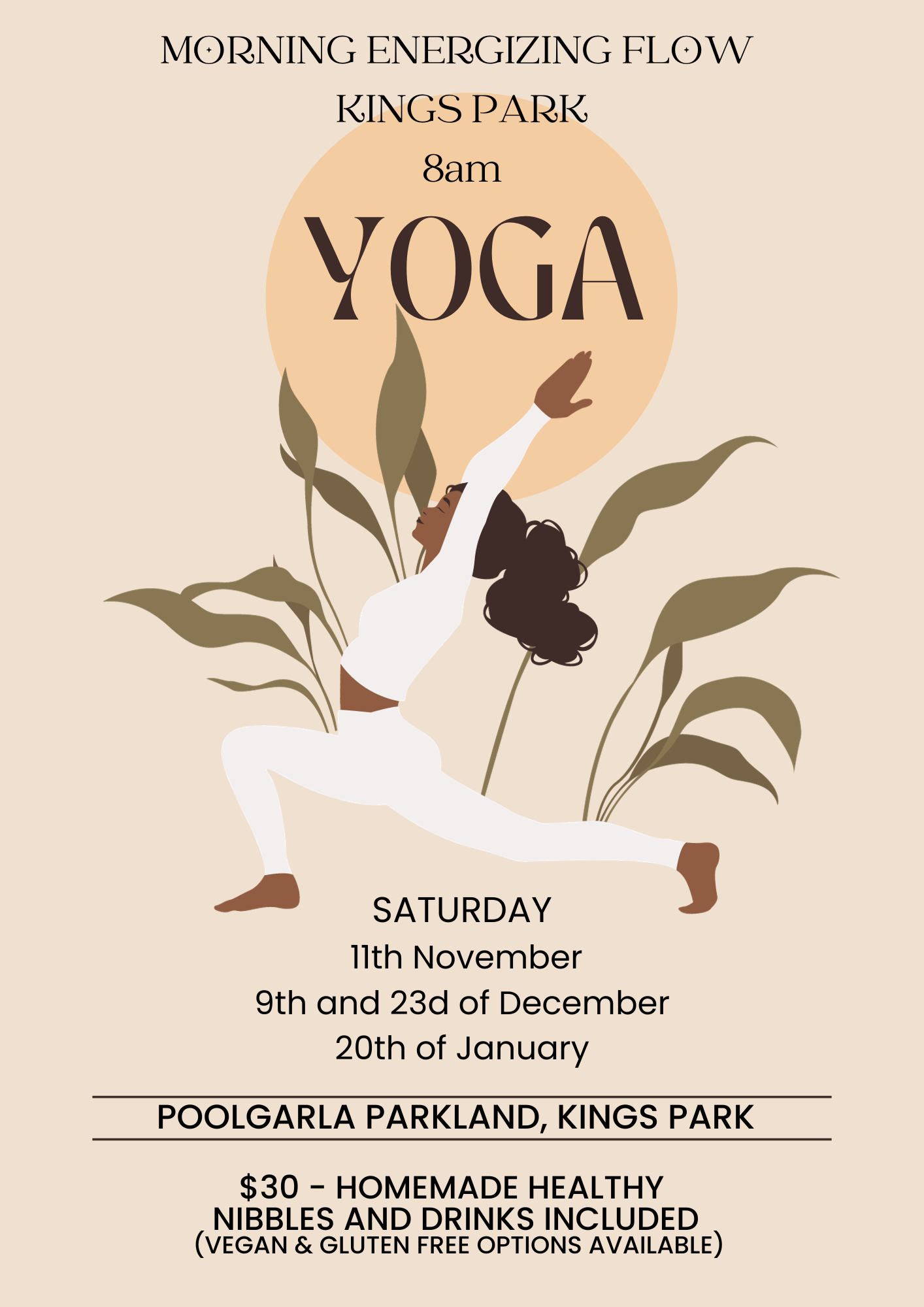 Kings Park Yoga Tickets, Kings Park Poolgarla Parkland, City perth ...