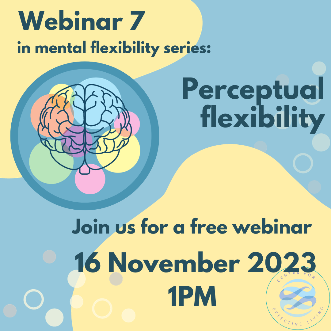 Perceptual Flexibility Webinar (free) Tickets 