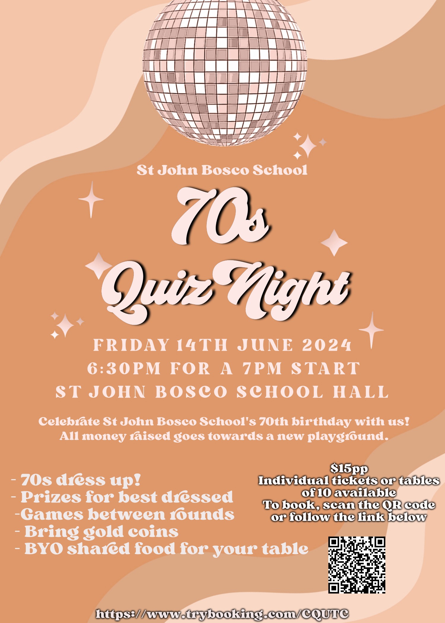 St John Bosco School 70s Quiz Night Tickets St John Bosco Hall