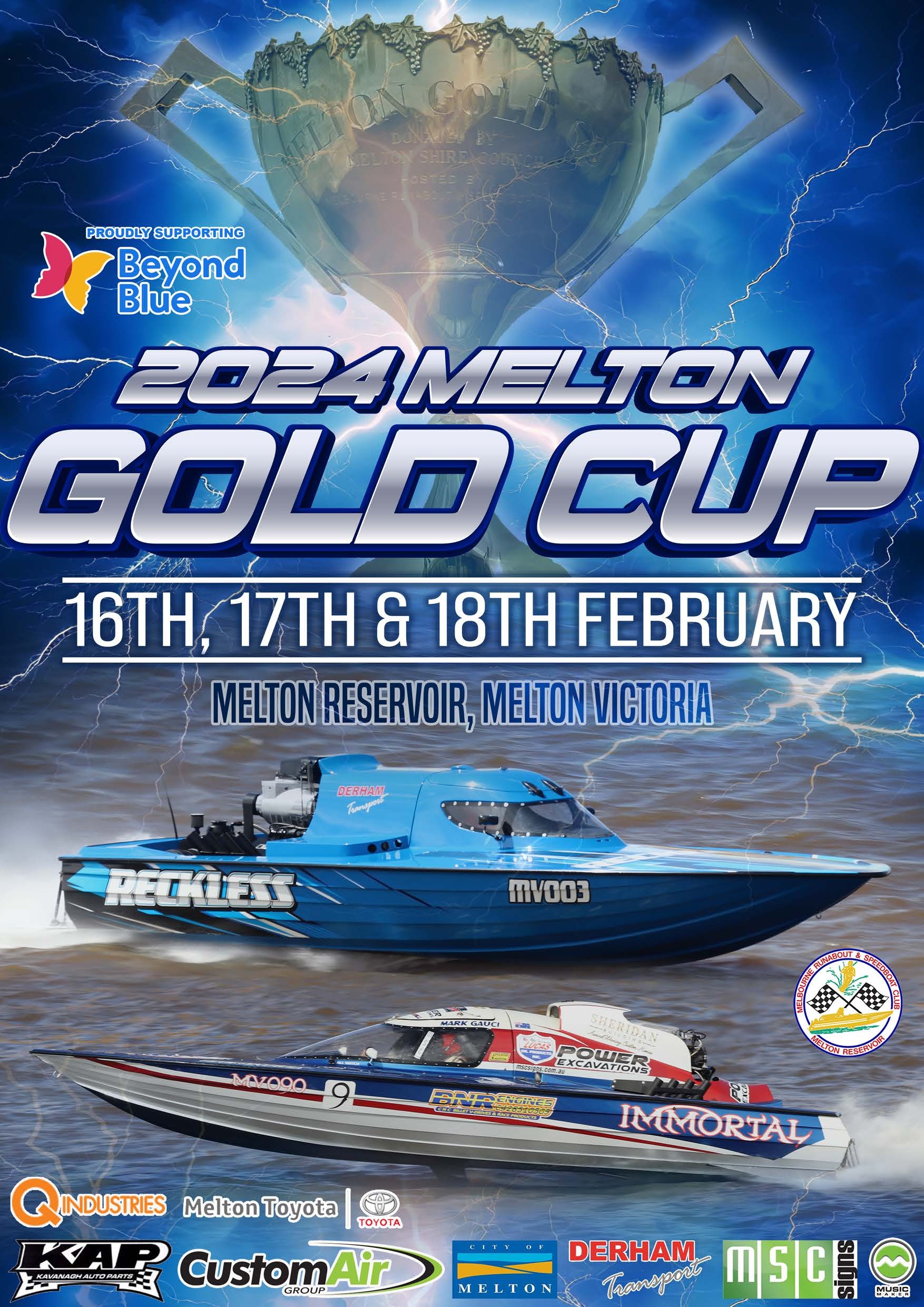 2024 Melton Gold Cup Tickets, Melbourne Runabout & Speedboat Club