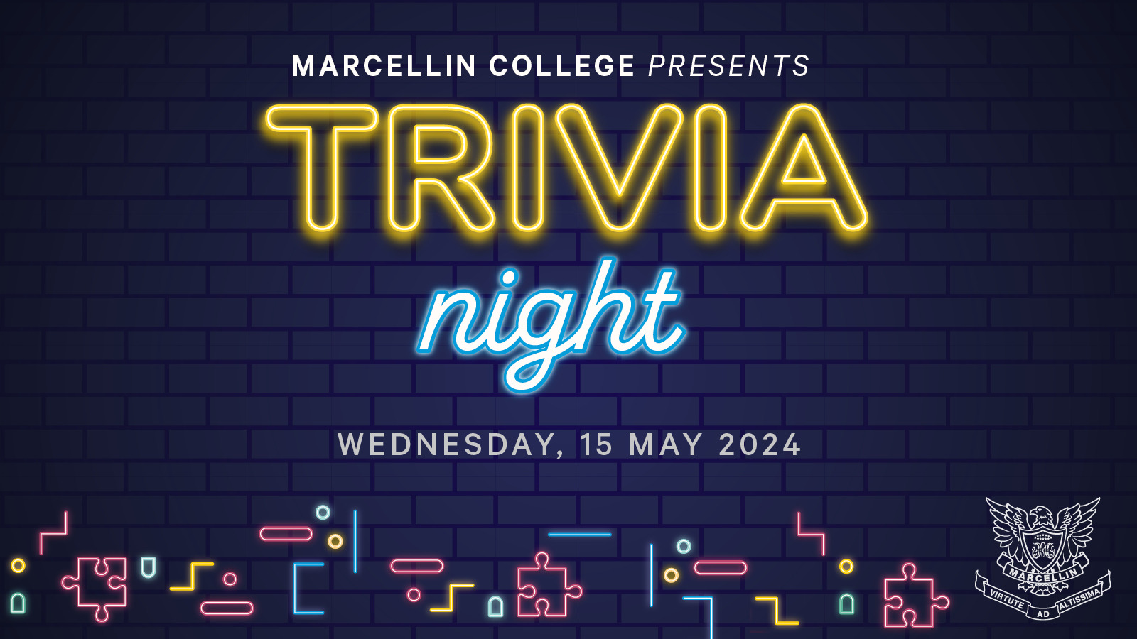 Year 7 2025 Trivia Night Tickets, Marcellin College, Bulleen