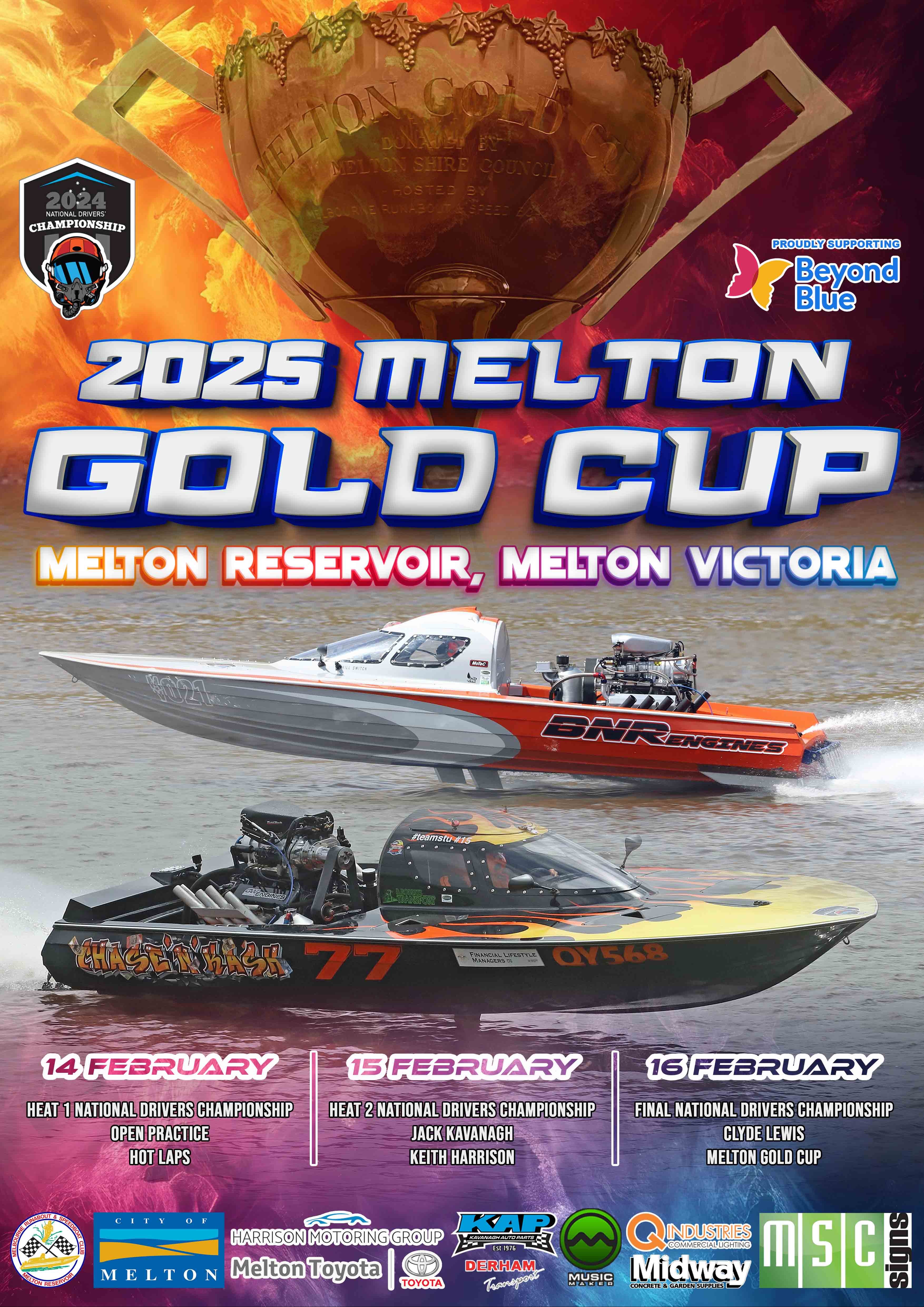 2025 Melton Gold Cup Tickets, Melbourne Runabout & Speedboat Club, Exford TryBooking Australia