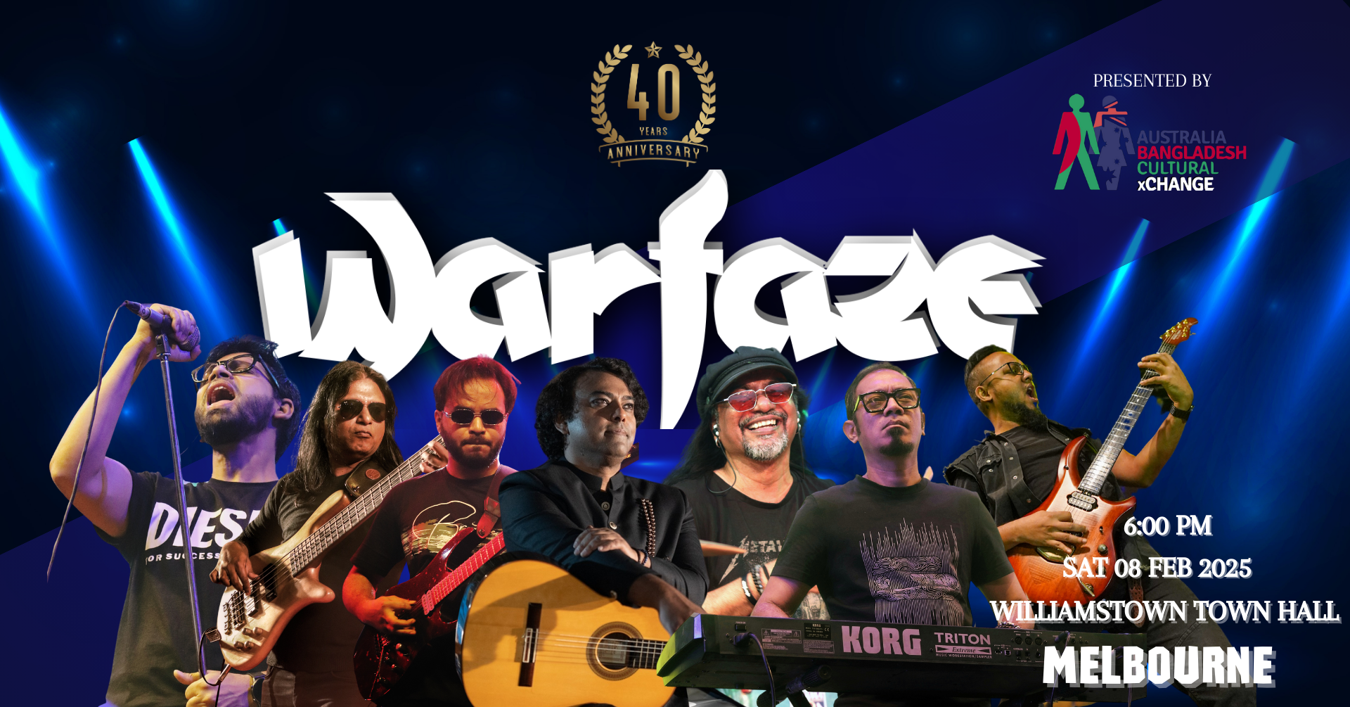 WARFAZE 40 YEARS CELEBRATION IN ADELAIDE FEB 2025 Tickets, Norwood