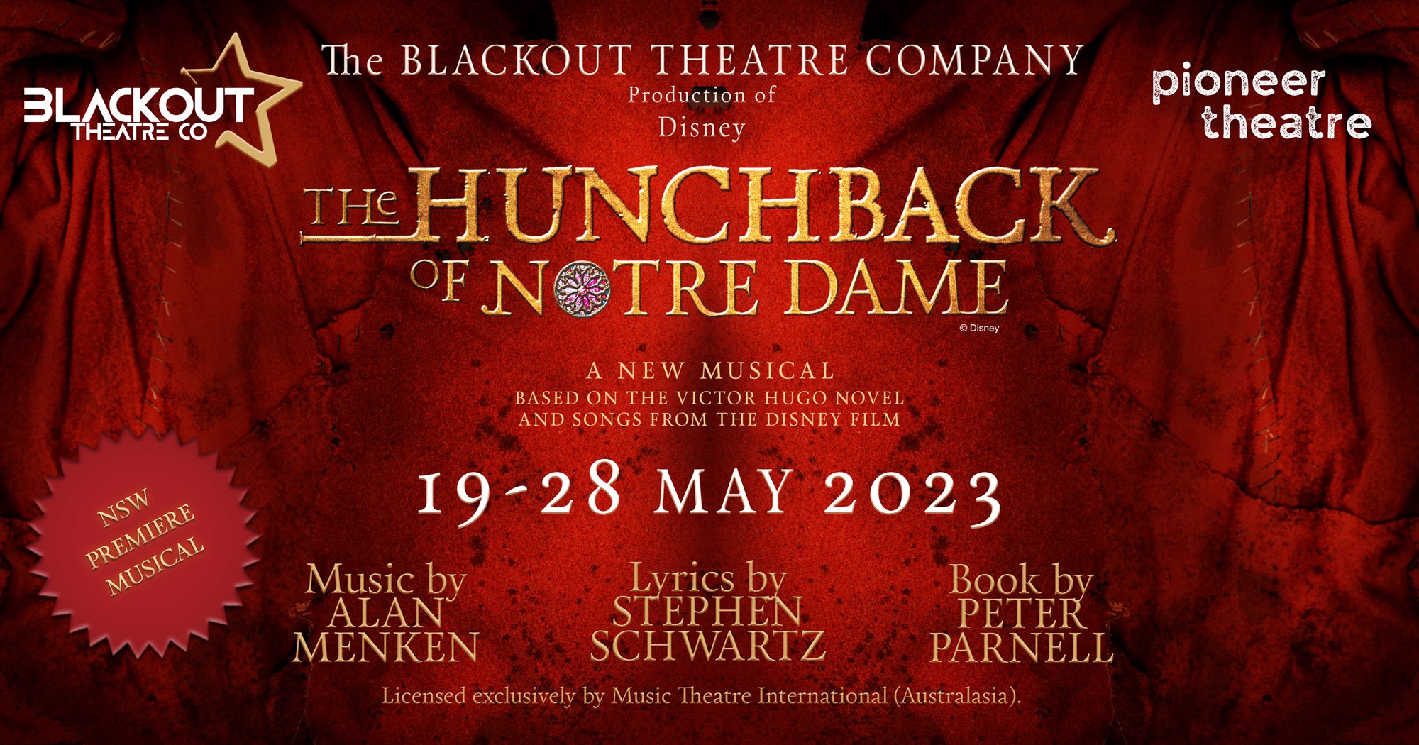 The Hunchback Of Notre Dame Musical Tickets, Pioneer Theatre, Castle
