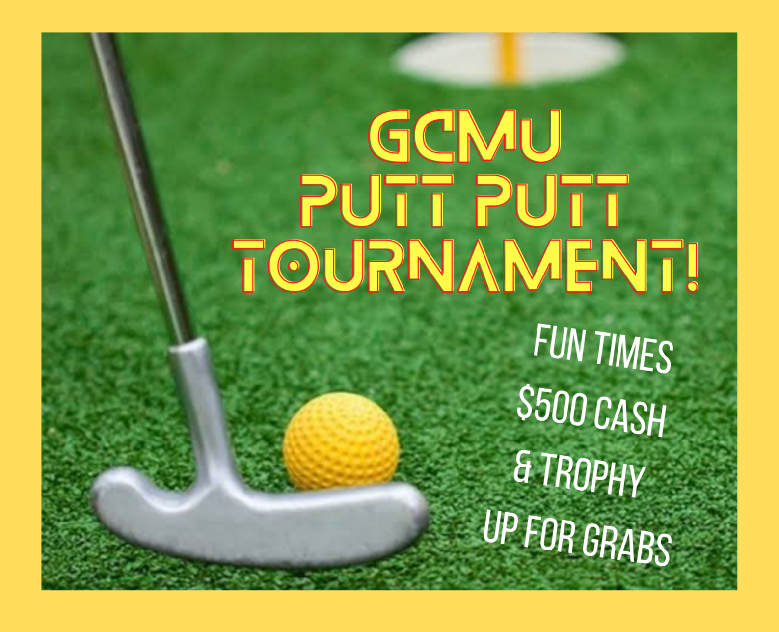 GCMU Putt Putt Tournament Tickets, KDV Sport, Carrara TryBooking