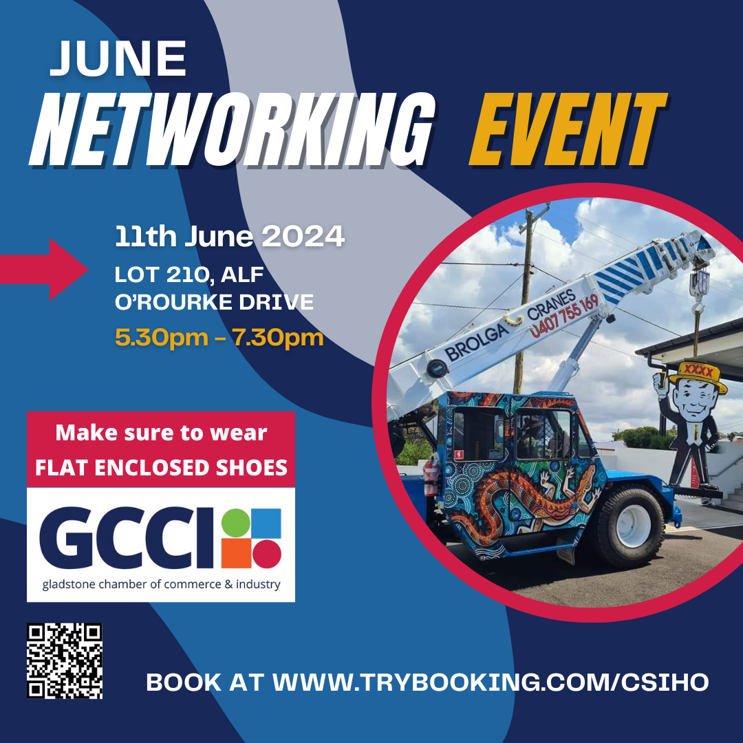 GCCI JUNE Networking Event - Brolga Cranes Tickets, Brolga Cranes ...