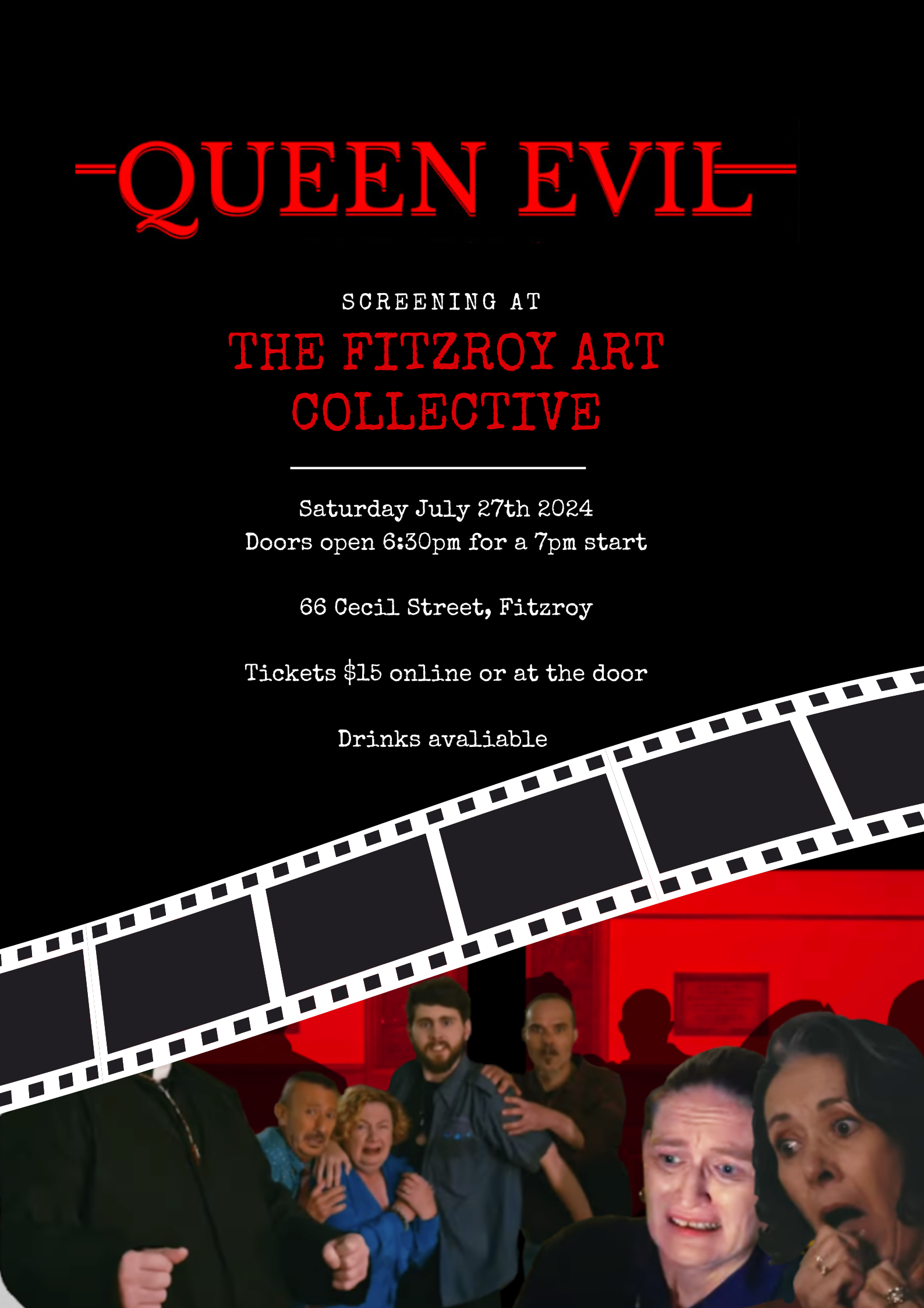 Queen Evil at The Fitzroy Art Collective Tickets, The Fitzroy Art  Collective, Fitzroy | TryBooking Australia