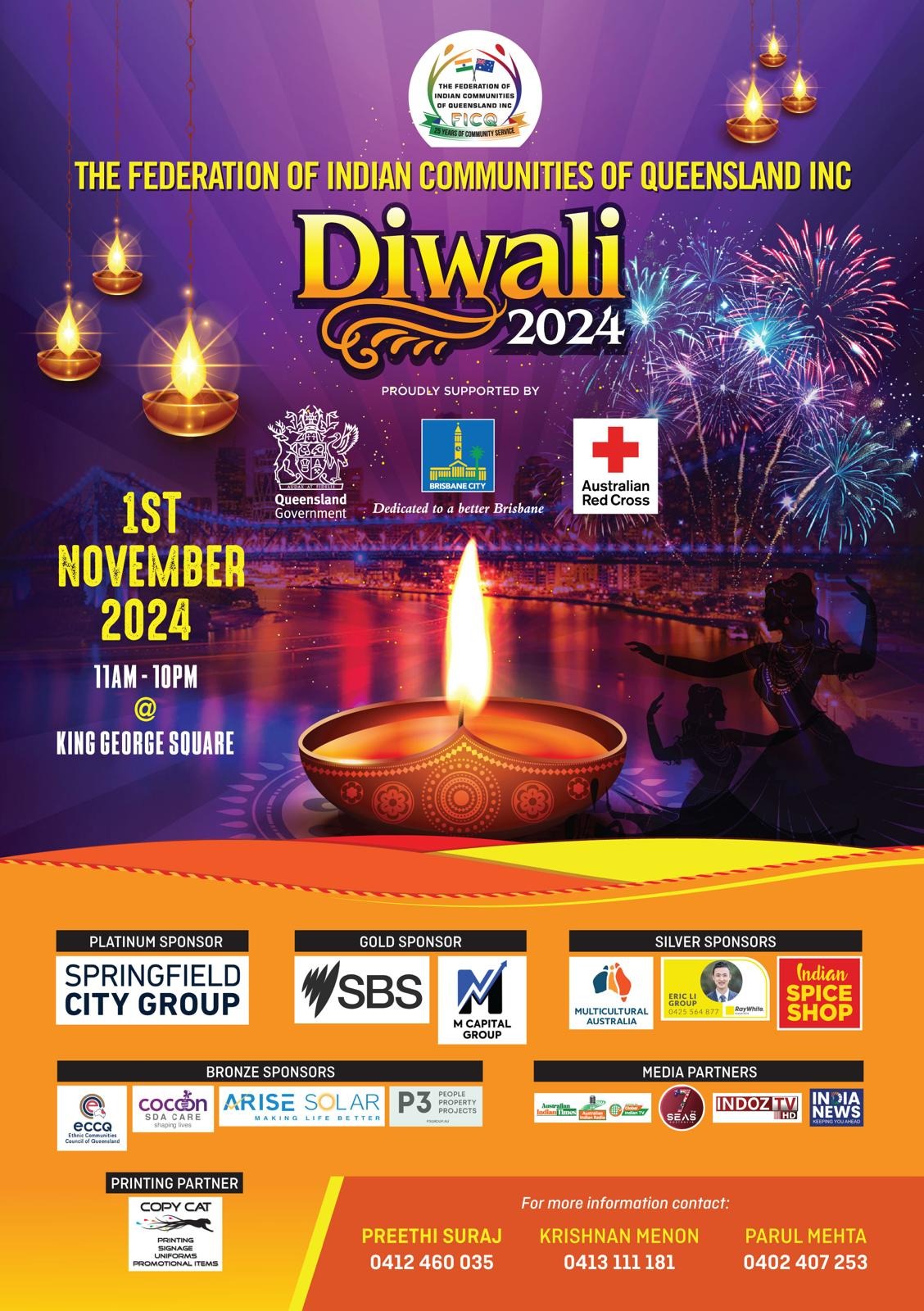 FICQ Diwali 2024 VIP Reception Tickets, King Square Arena