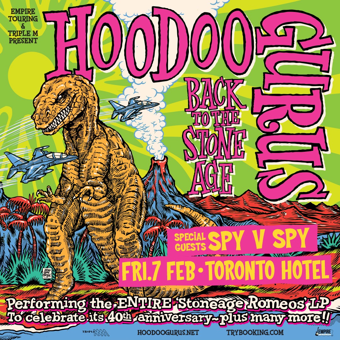 Hoodoo Gurus Back to the Stoneage Tour Fri 7th Feb 2025 Tickets