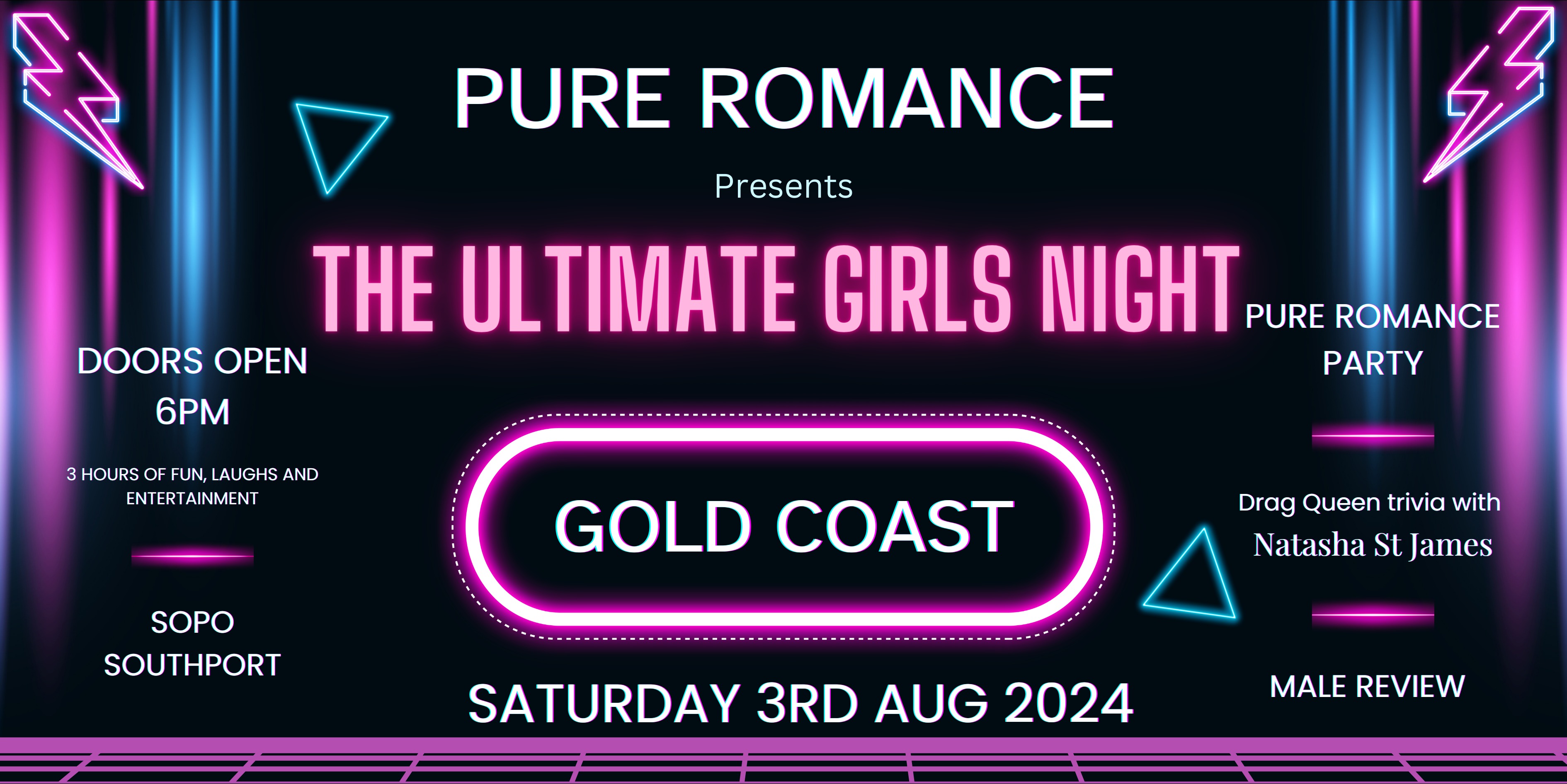 The Ultimate Girls Night - Gold Coast Tickets, SOPO Southport, Southport |  TryBooking Australia