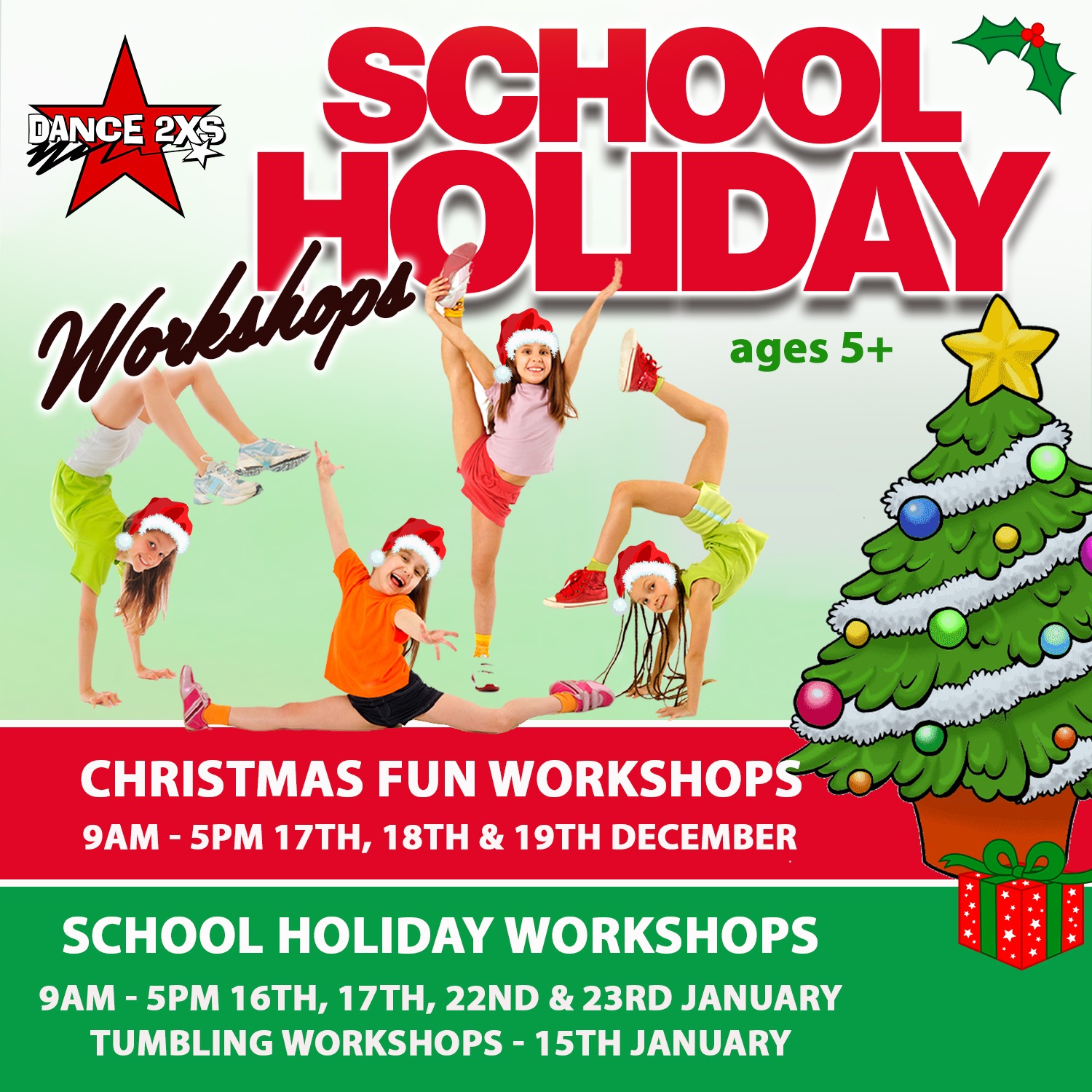 December/January School Holiday Tickets, Dance 2XS, WOREE