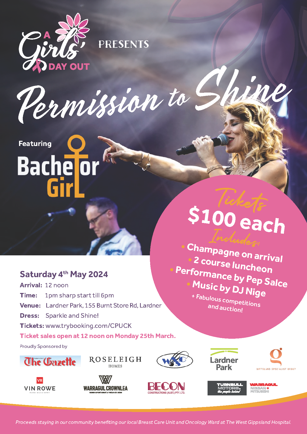 A Girl's Day Out 2024 Tickets, Lardner Park, Lardner TryBooking Australia