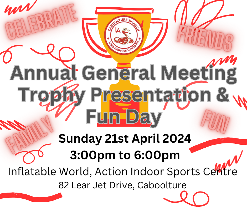 ATHLETES - Caboolture Little A's AGM-Trophies-Fun Day Tickets ...