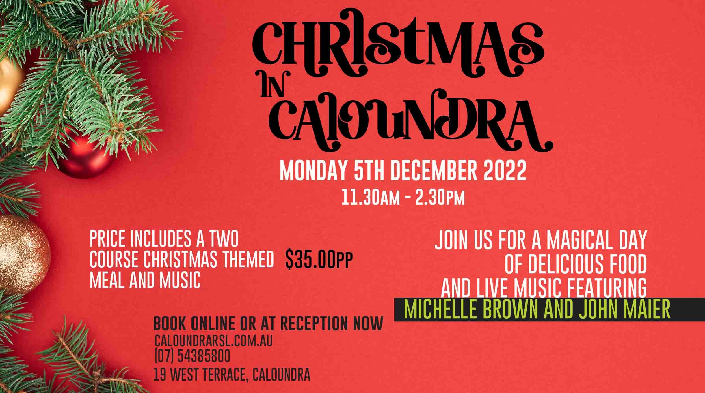 Christmas In Caloundra Lunch And Show Tickets, Sunshine Coast