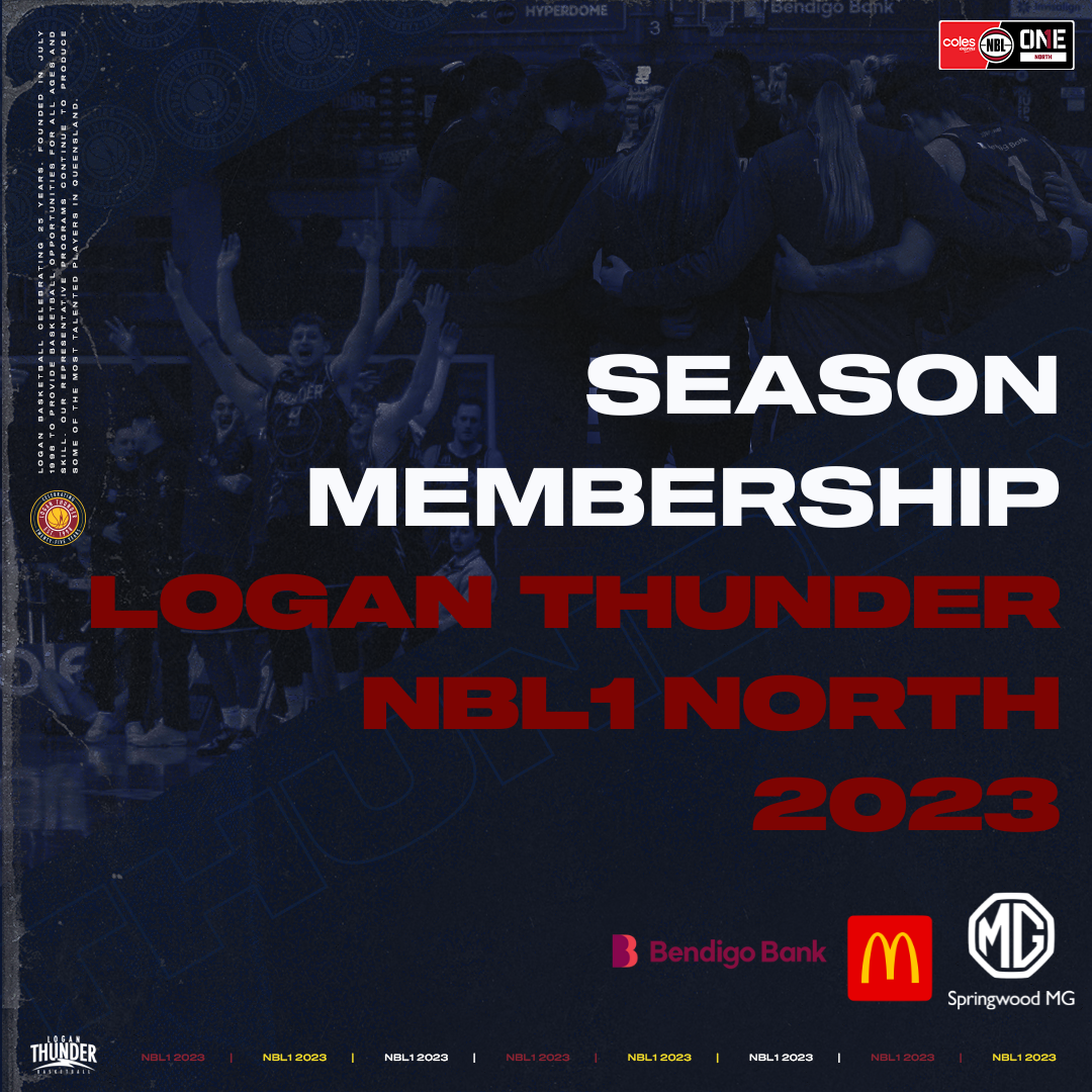 Logan Thunder NBL1 North 2023 Season Membership Tickets, Bendigo Bank