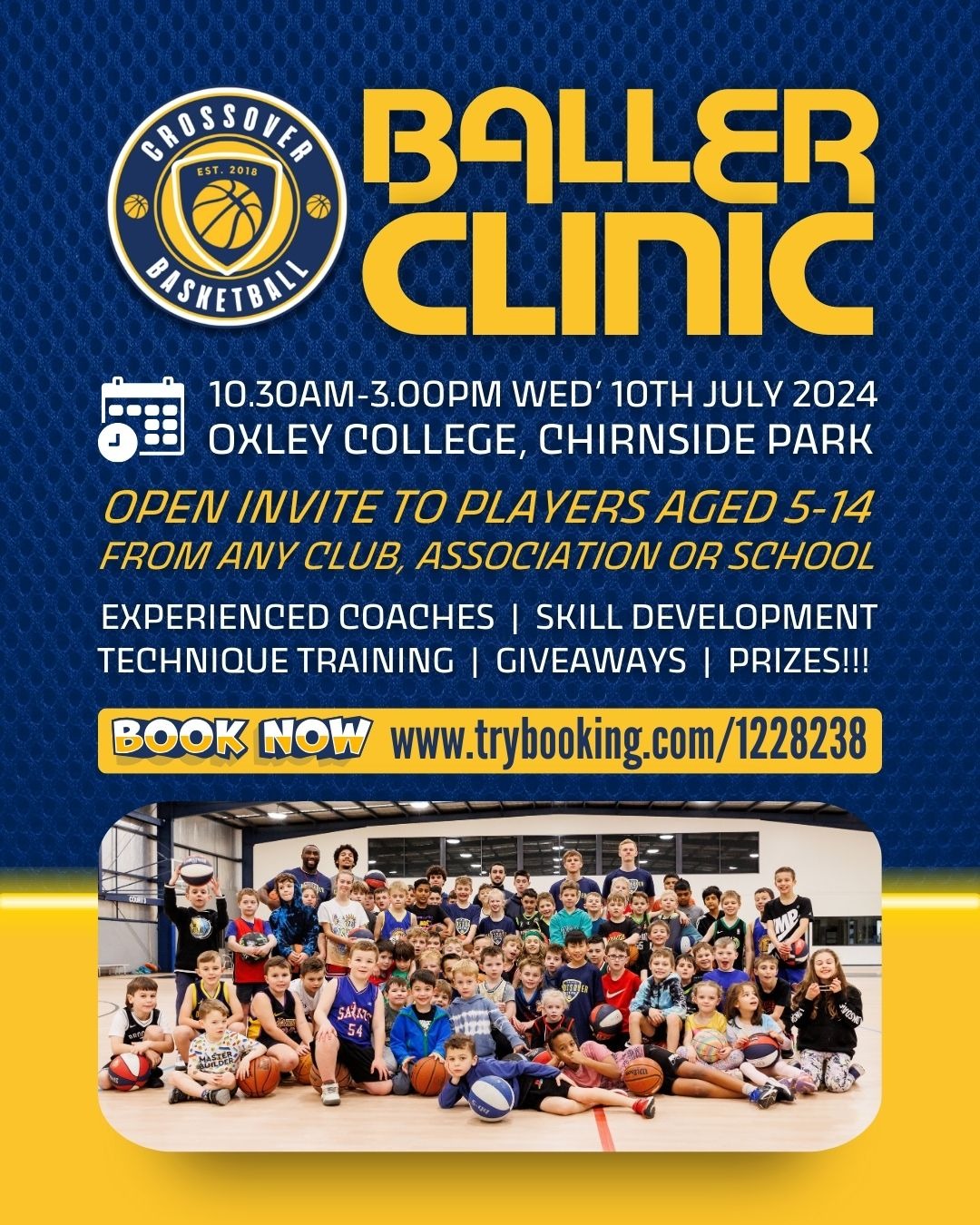 2024 Crossover Christmas Clinic Tickets, Oxley College, Chirnside Park