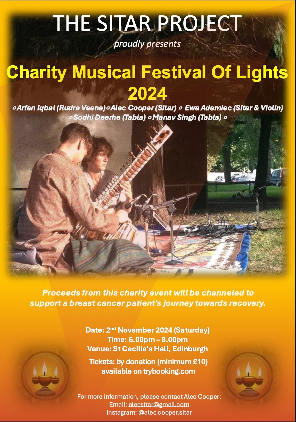 Charity Musical Festival Of Lights 2024 Tickets, St. Cecilia’s Music