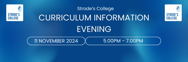 Strode's College - Curriculum Information Evening Tickets, Strode's ...